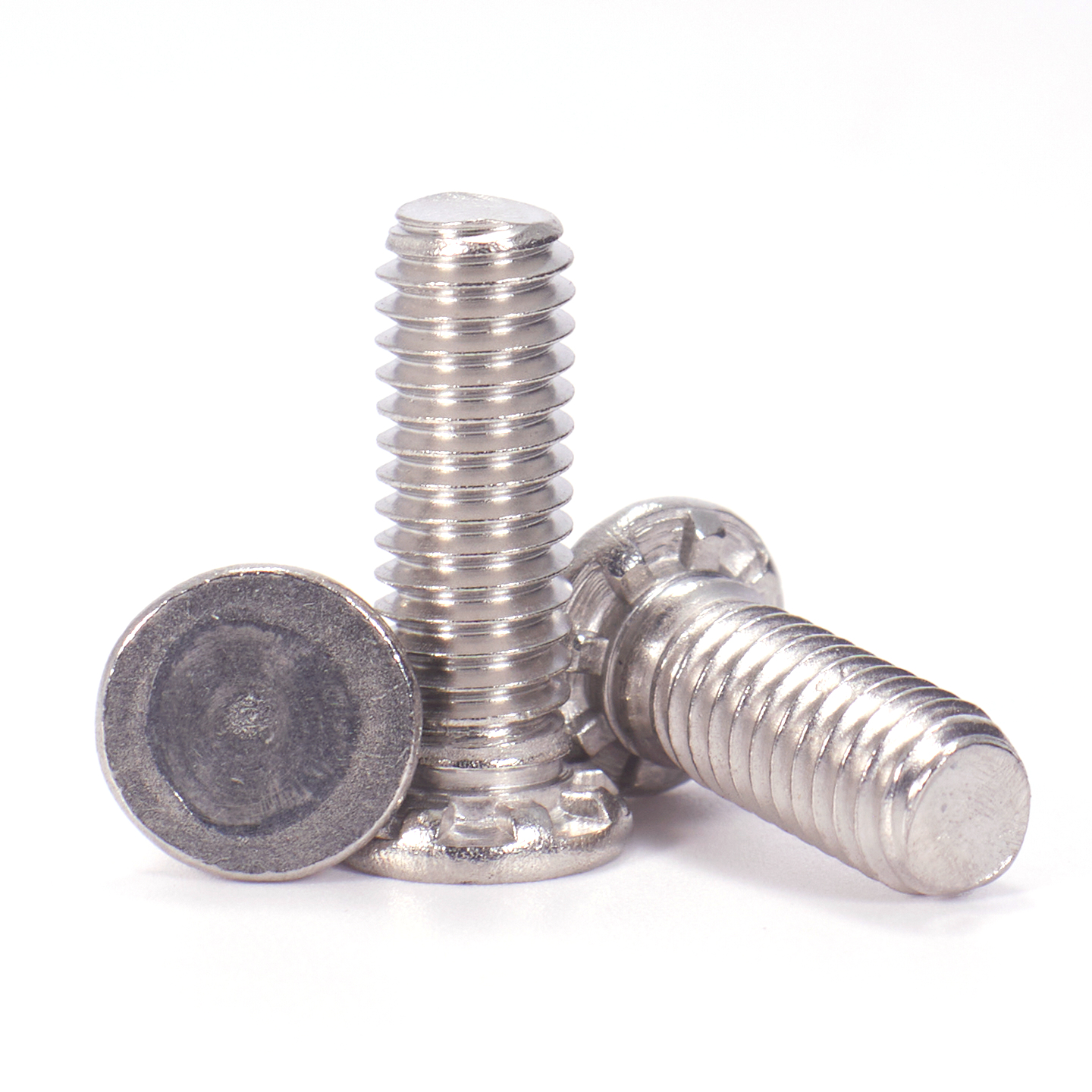 厚头压铆螺钉特写